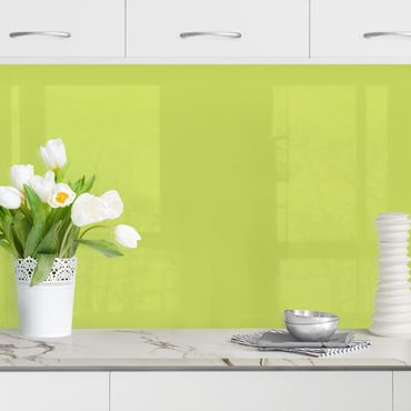 Kitchen wall cladding - Spring Green