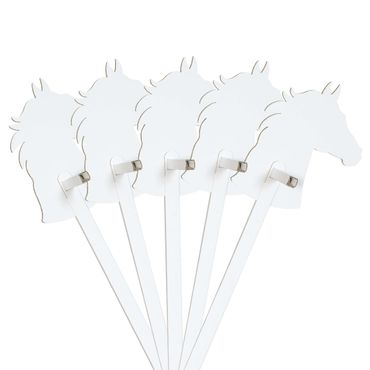 FOLDZILLA Hobby horse - Set Horse White for Drawing/Stickers