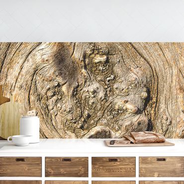 Kitchen wall cladding - Old Wood Grain