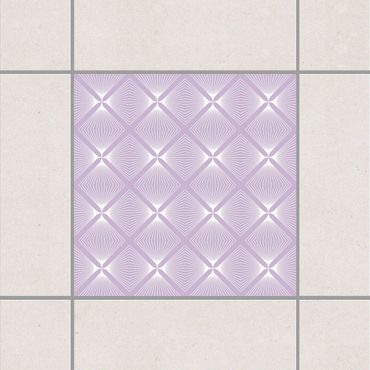 Tile sticker - Tender Vintage Caro Lavender