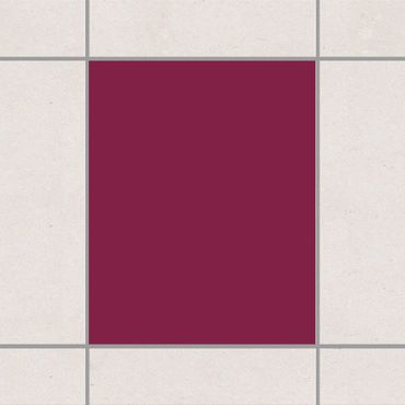 Tile sticker - Colour Red Wine