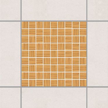 Tile sticker - Mosaic Tiles Imitation wood white fir