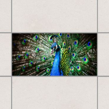 Tile sticker - Noble Peacock