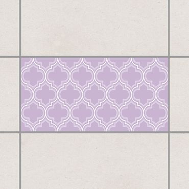 Tile sticker - Retro Lavender Morocco