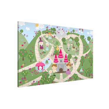 Magnetic memo board - Playoom Mat Wonderland - The Path To The Castle