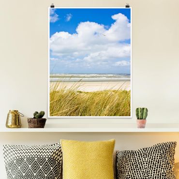 Poster beach - At The North Sea Coast