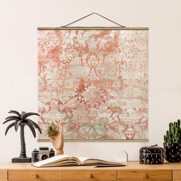 Fabric print with poster hangers - Ornament Tissue II