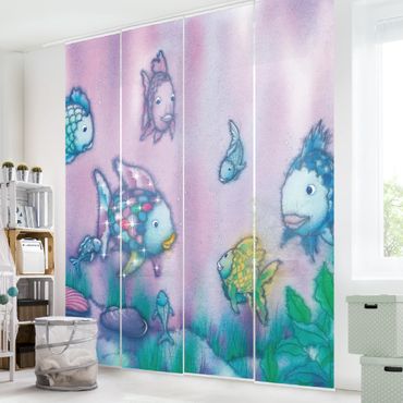 Sliding panel curtains set - The Rainbow Fish - Paradise Under Water