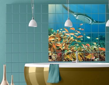 Tile sticker - Coral reef