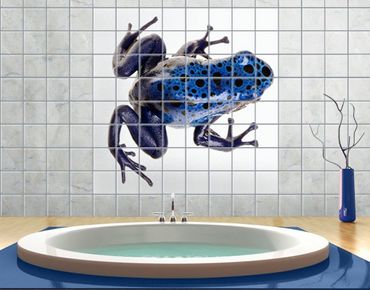 Tile sticker - Blue Frog
