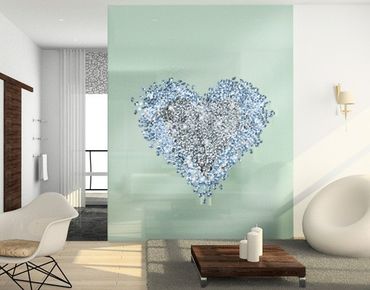 Window sticker - Diamond Heart
