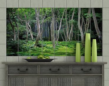 Tile sticker - Japanese Forest