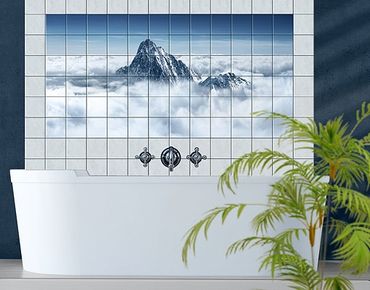 Tile sticker - The Alps Above The Clouds