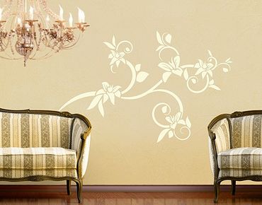 Wall sticker - No.RS78 Branch With Curlicues II