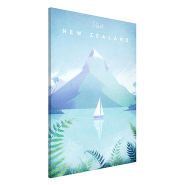 Magnetic memo board - Travel Poster - New Zealand