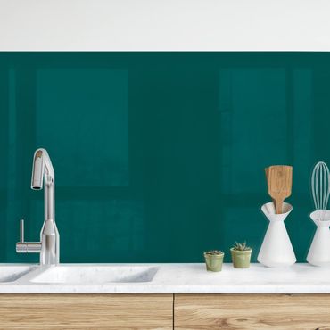 Kitchen wall cladding - Pine Green