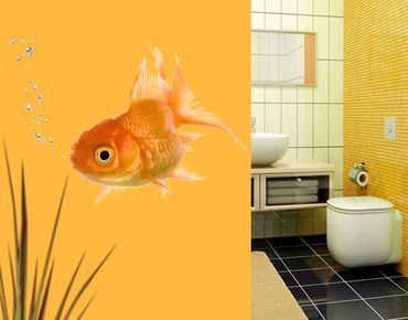 Wall sticker - No.639 Golden Fishie