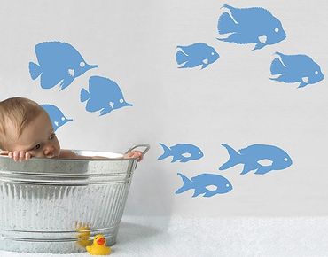 Wall sticker - No.RY26 Shoal Of Fish
