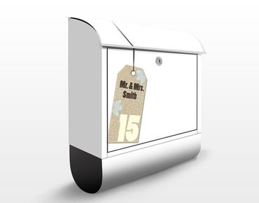 Letterbox customised - no.JS308 Customised text Label 39x46x13cm