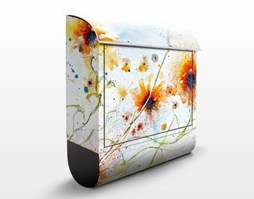 Letterbox - Painted Flowers