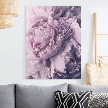Canvas print - Purple Peony Blossoms