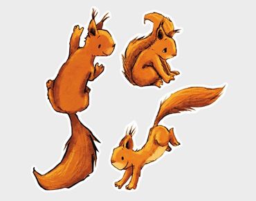 Window sticker - Three Squirricorns