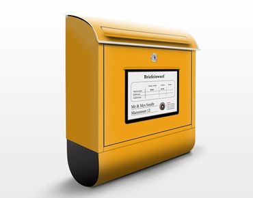 Letterbox customised - Customised text Mailbox