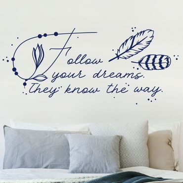 Wall sticker - Follow your Dreams