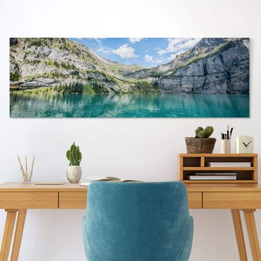 Print on canvas - Divine Mountain Lake