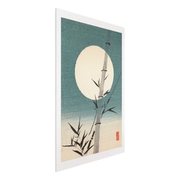 Print on forex - Japanese Drawing Bamboo And Moon