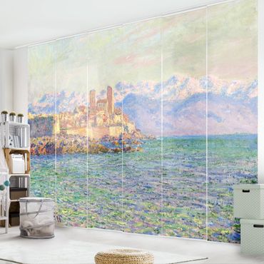 Sliding panel curtains set - Claude Monet - Antibes, Le Fort
