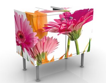 Wash basin cabinet design - Flower Melody