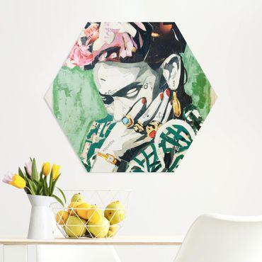 Forex hexagon - Frida Kahlo - Collage No.3