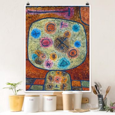 Poster art print - Paul Klee - Flowers in Stone