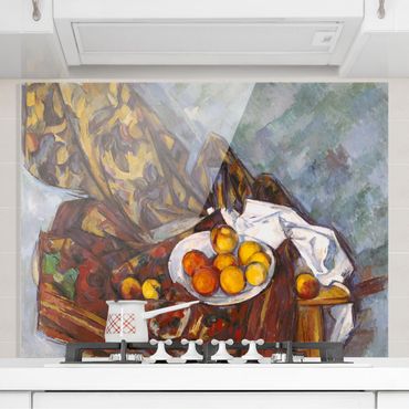 Glass Splashback - Paul Cézanne - Still Life Fruit - Landscape 3:4