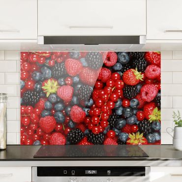 Glass Splashback - Fruity Berries - Landscape 2:3