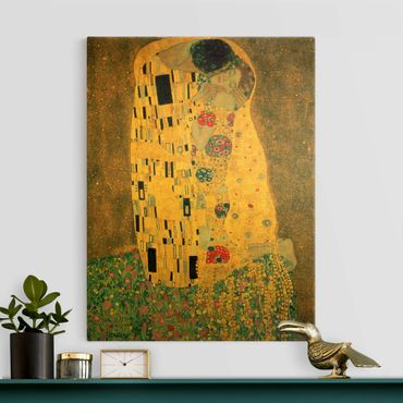 Canvas print gold - Gustav Klimt - The Kiss