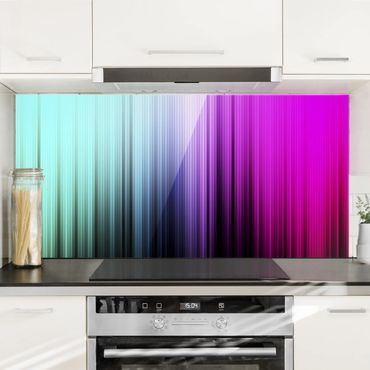 Glass Splashback - Rainbow Display - Landscape 1:2