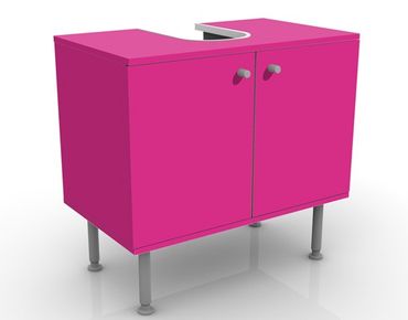 Wash basin cabinet design - Colour Pink