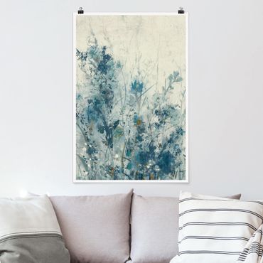 Poster flowers - Blue Spring Meadow I