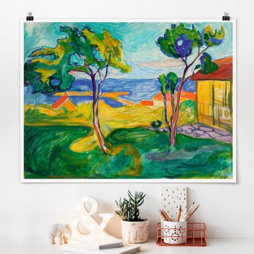 Poster - Edvard Munch - The Garden In Åsgårdstrand