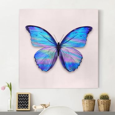 Canvas print - Holographic Butterfly