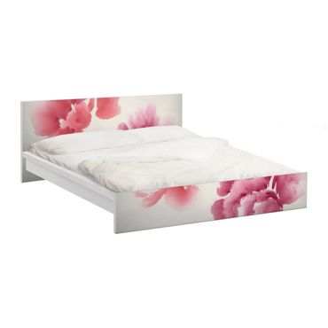 Adhesive film for furniture IKEA - Malm bed 180x200cm - Artistic Flora II
