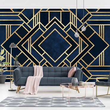 Wallpaper - Art Deco Gold