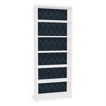 Adhesive film for furniture IKEA - Billy bookcase - Black Beaded Ornament