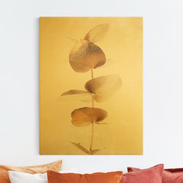 Canvas print gold - Golden Eucalyptus