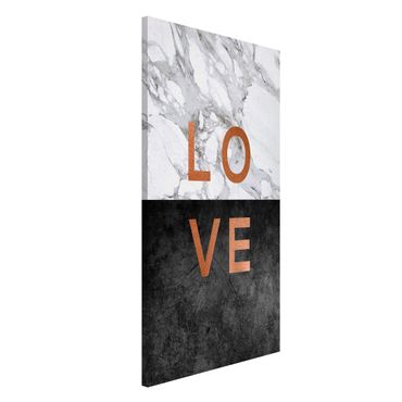 Magnetic memo board - Love Copper And Marble