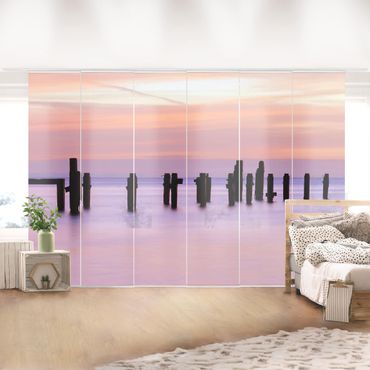 Sliding panel curtains set - Sea ​​Romance