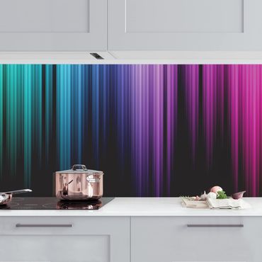 Kitchen wall cladding - Rainbow Display II