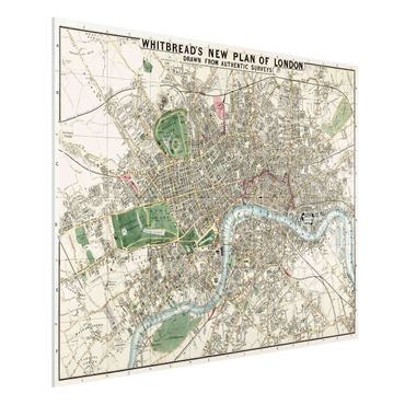 Print on forex - Vintage Map London